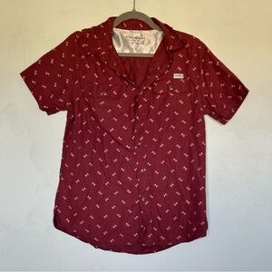 Eddie Bauer Outdoor 5 LLC Short Sleeve Button Down Activewear Shirt